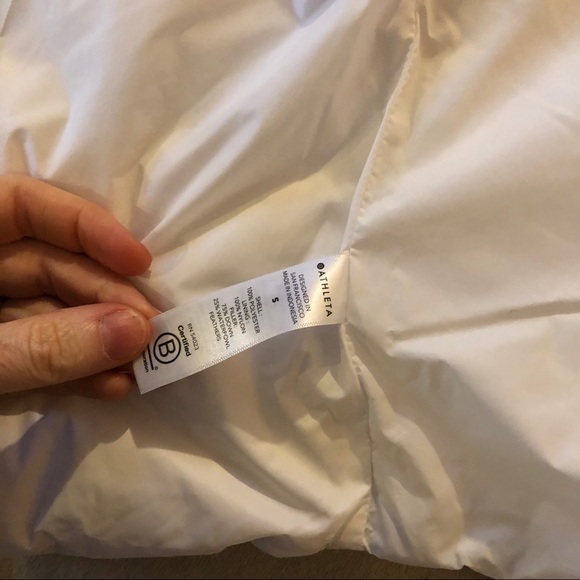 Athleta Downtown Vest White NWT Small Perfect Condition - Picture 4 of 9